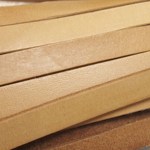 Genuine leather cord, 10mm leather cords, Natural color, 10x2mm Flat leather strips, Bracelet making