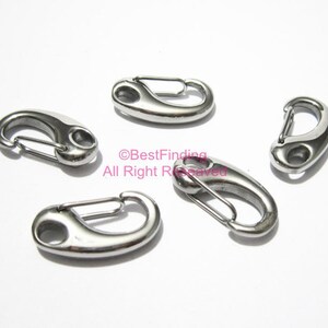 Stainless steel lobster clasp, Solid lobster clasp, Lobster clasp, Bracelet clasp, Necklace connector, Chain connector, Jewelry making