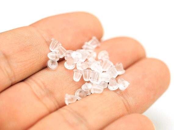 Earrings back, Earring stopper, Hypoallergenic Silicone Ear nuts, earplugs,  Earring Accessories R1757