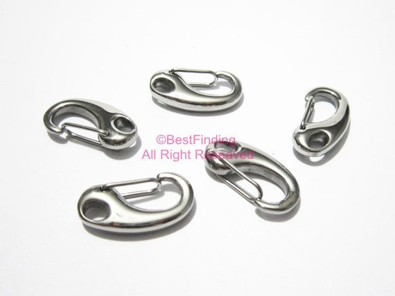10pcs 26mm Stainless Steel Lobster Clasps, Bracelet Clasps, Claw