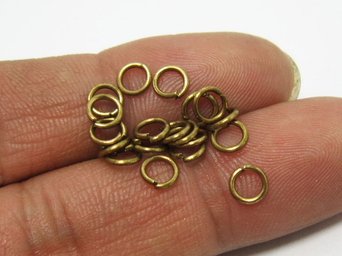 Beebeecraft 1 Box 600 Stück 4/5/6/8 Mm Gold Offene Produktbild-Vorschau 8