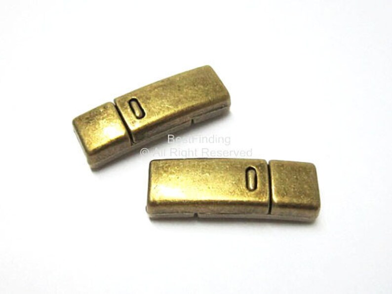 5pcs 5mm Leather Clasp Antique Bronze 5x2mm Clasps Etsy