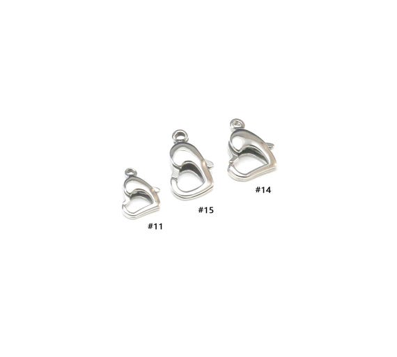 Fermoir En U Homard Fait Main – Connecteur Griffe Blanc Verni Pour Bijoux DIY, Laiton, Inde