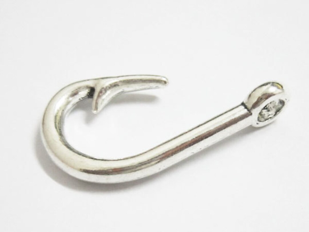 10pcs Fishhook Clasp 5mm Round or Flat Leather Half Cuff Angle Etsy