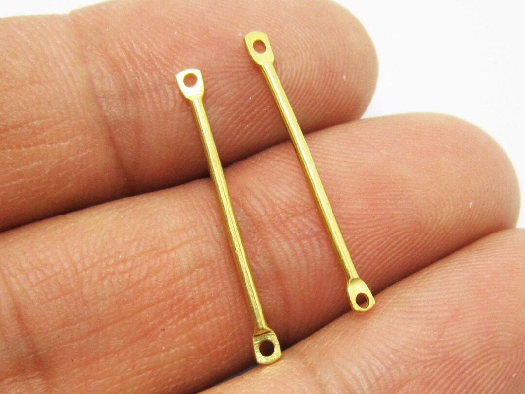 10 pezzi orecchini in ottone placcato oro vero, orecchini a