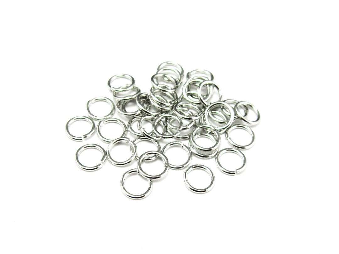 Lot De 2400 Anneaux Ouverts 5 Mm - 6 Couleurs Mixte Pour Fabrication De Bijoux Et Bricolage