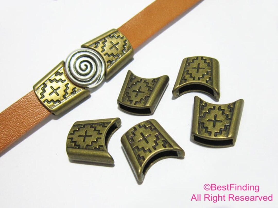 10pcs 10x2mm Leather Findings Antique Bronze 11x2.5mm Leather Etsy