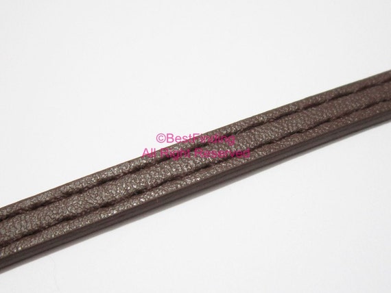 Flat Leather Cord - Beige
