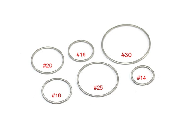 Stainless Steel Circle Charms, Round Earring Connector, 10mm 12mm 14mm 16mm 18mm 20mm 25mm 30mm 35mm, Jewelry Making - S005