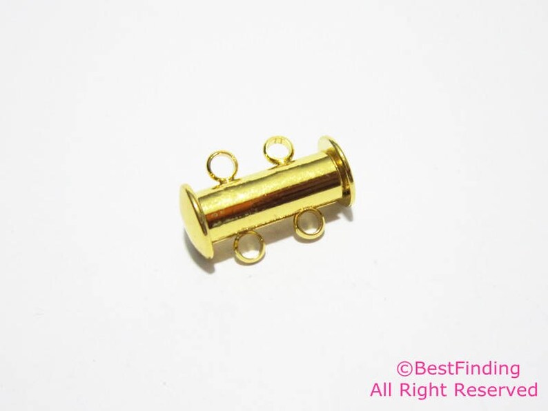 10sets Slide Lock Clasps Slider Lock Clasp 2 Strands Etsy