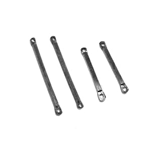 20pcs Square Stick Bar Charm, Link Chain Connector, Earring Findings, DIY Ornament, Shine Black, 20x1.5mm 30x1.5mm, Jewelry Supplies -RP060