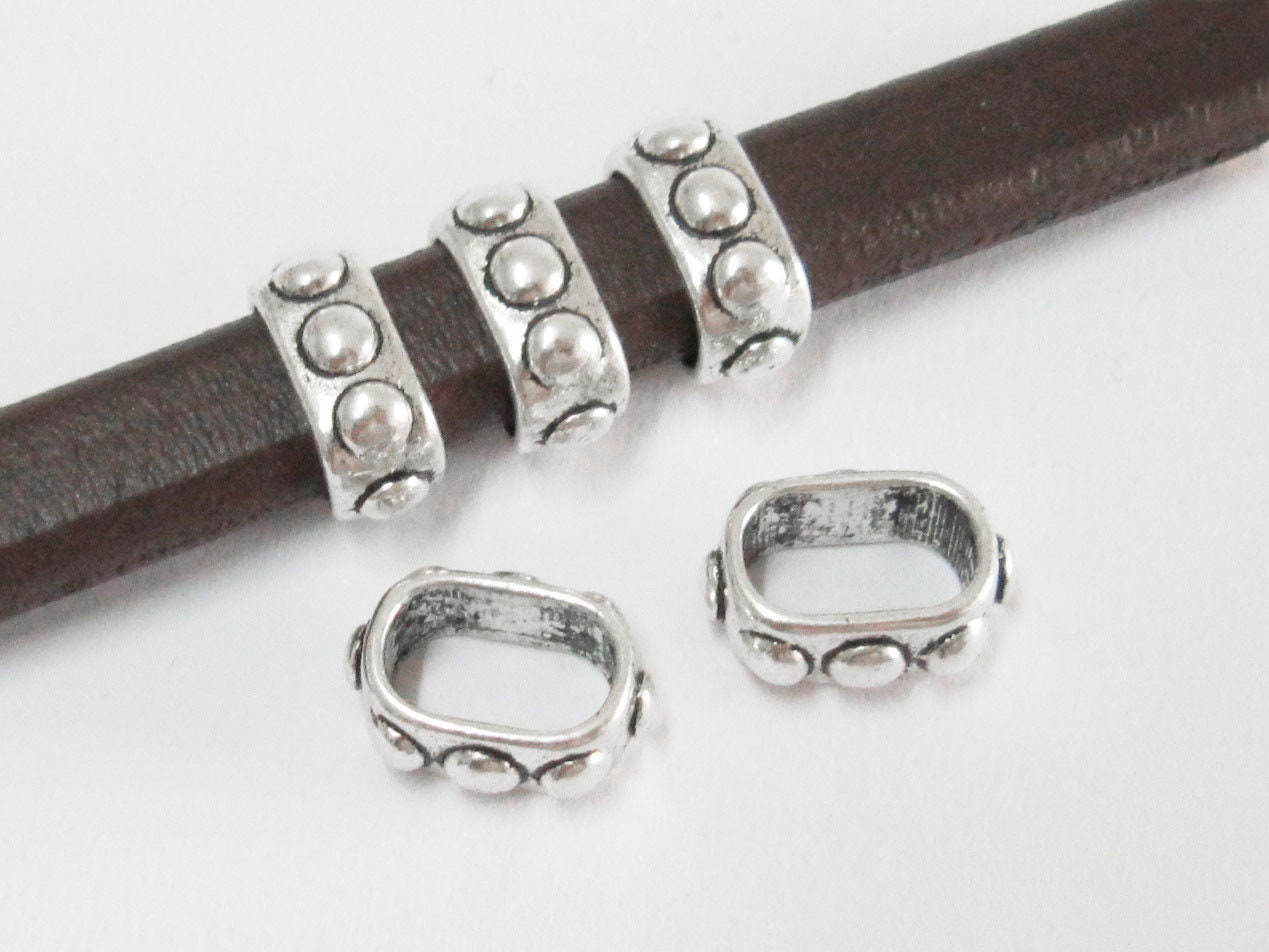 10pcs Licorice Leather Findings 10x6mm Bumpy Spacers Salient Etsy