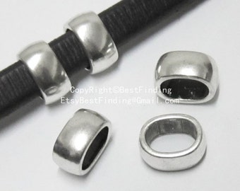 10pcs Licorice résultats en cuir 11 *8mm Smooth Oval Licorice Perles -LF01