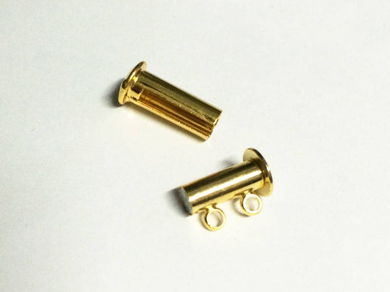 10sets Slide Lock Clasps Slider Lock Clasp 2 Strands Etsy