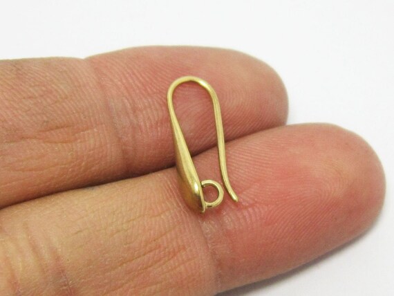 Earring Hooks, Brass Ear Wires, Drop Earrings, Earring Findings