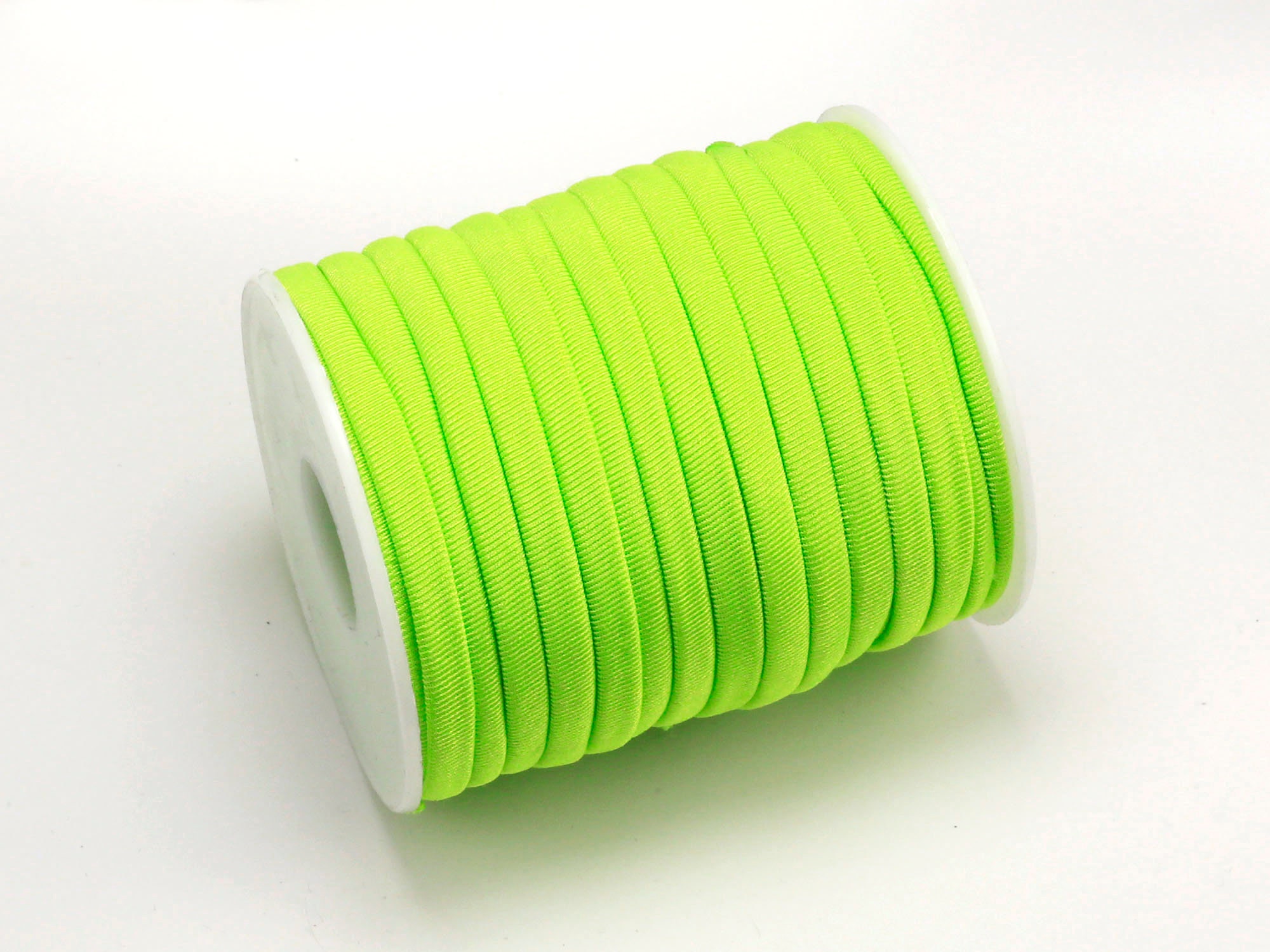 Buy Lycra Cord, Soft Elastic Cord, 5mm, Metallic / Neon Colors, Spandex  Nylon Cords, Stitched Fabric Strips, Swimsuit Straps, Jewelry Making Online  in India 