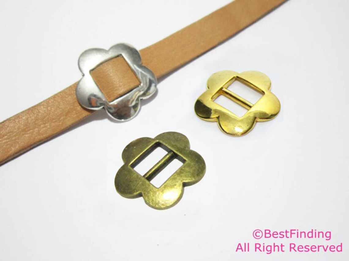 10mm buckle slider 10mm leather sliders 10x2mm leather Etsy