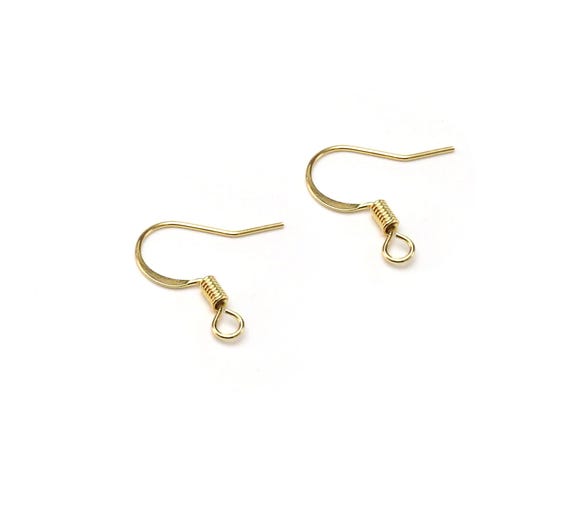 200Pcs Plastic Earring Hooks - Black French Ear Wires For Jewelry Making Supplies