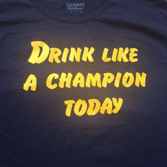 blue and gold champion shirt