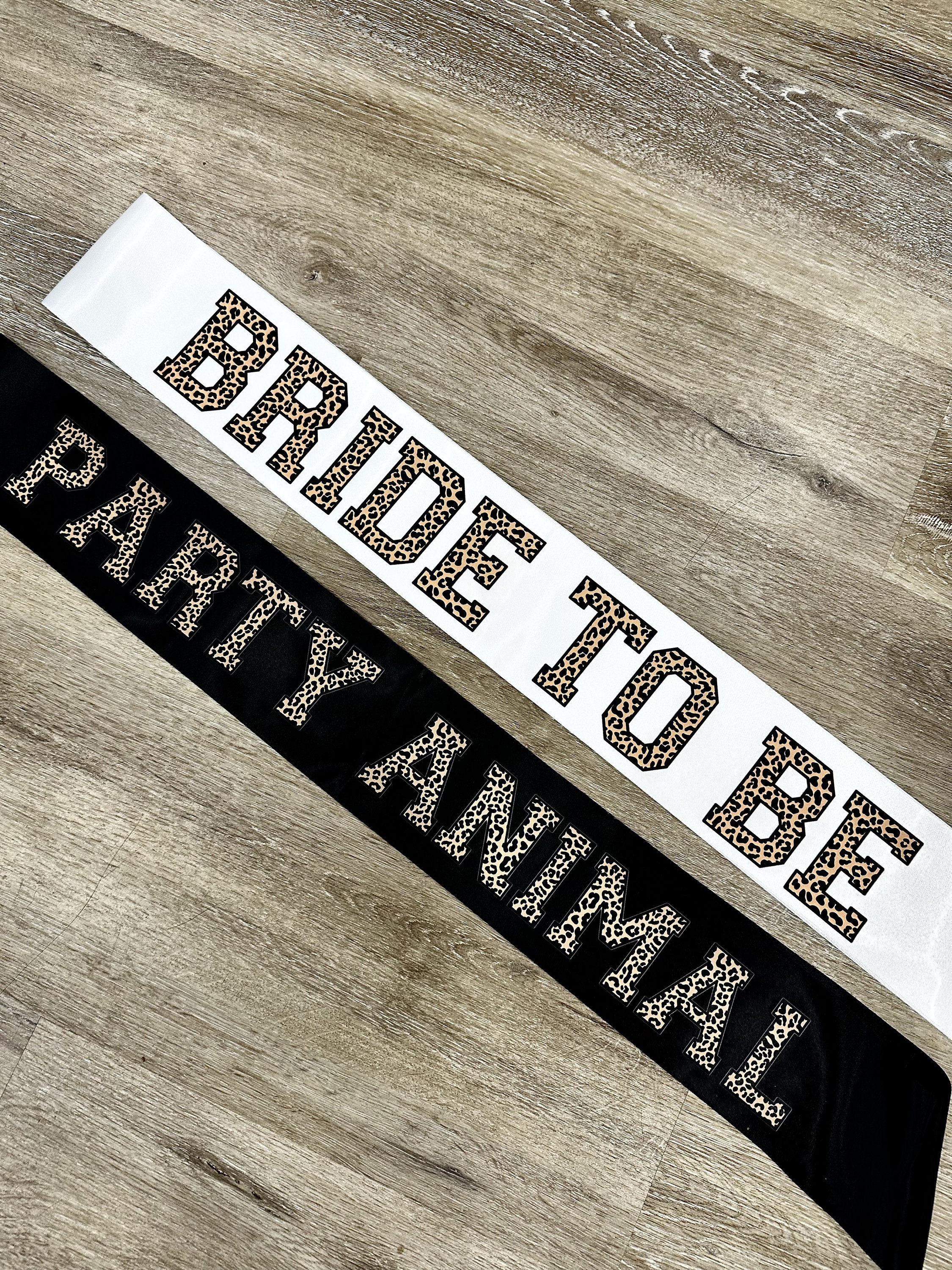 Leopard Bride to Be Bachelorette Party Sash Gift Party Animal