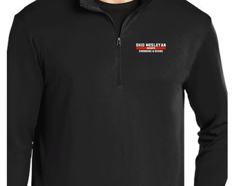 OWU Swimming & Diving 2021 3/4 Zip Wicking