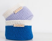 Cestino uncinetto piccolo || PDF pattern || pattern uncinetto italiano || decorazione casa || download immediato