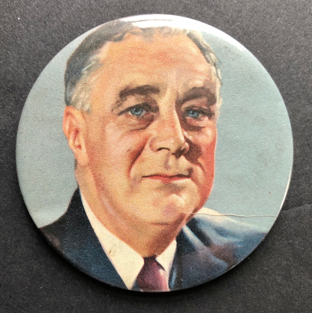 1932 FDR Franklin D. Roosevelt Presidential Campaign Pinback Button - Etsy