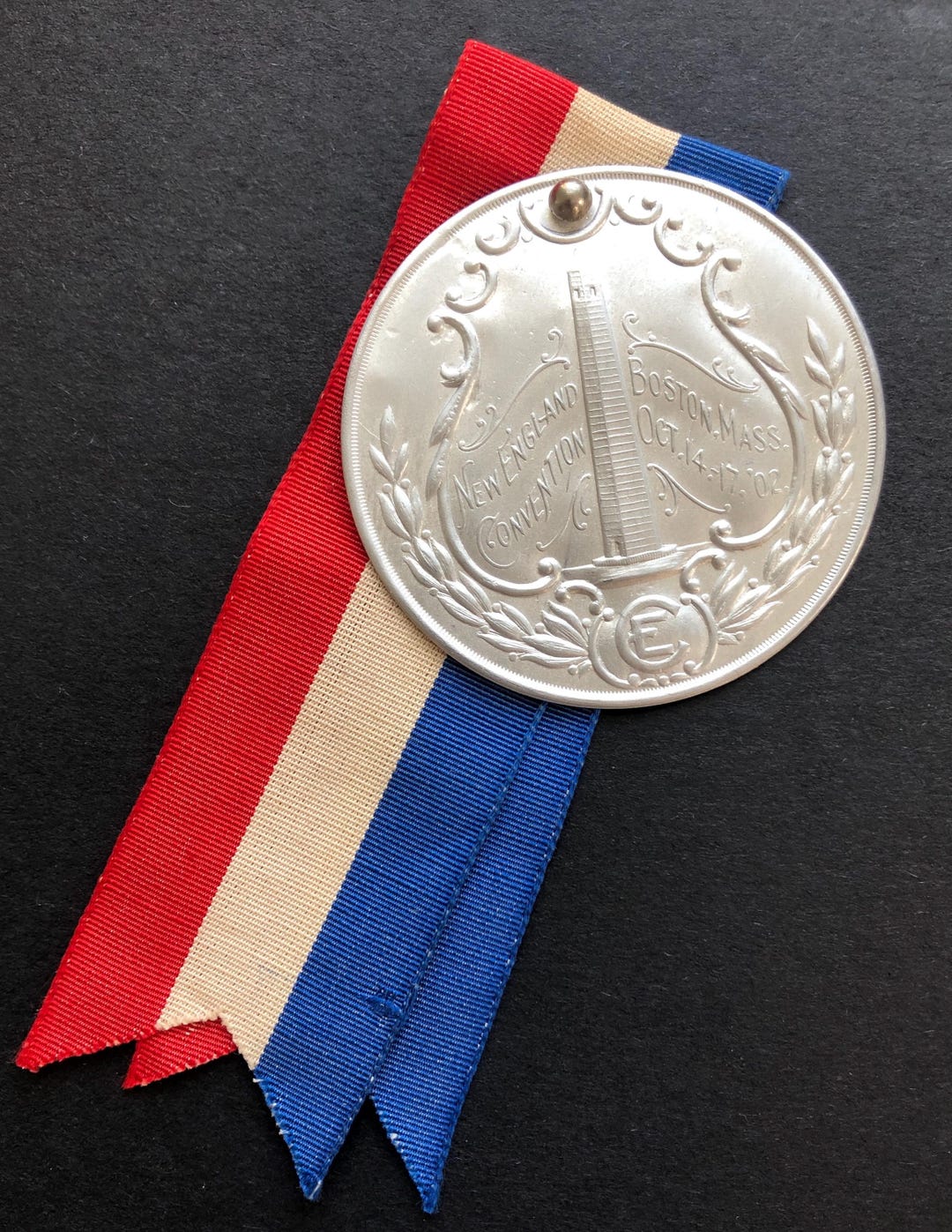 Massachusetts Ribbons 1902 Massachusetts Christian Endeavour Union Convention Boston, Bunker ...