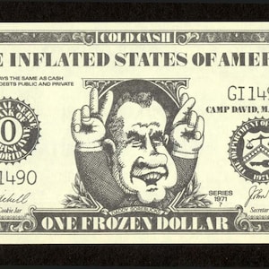 Nixon Dollar Bill - Etsy