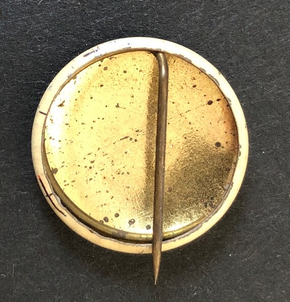 C. 1920 Pinback Button, Flag of Monaco - image 2