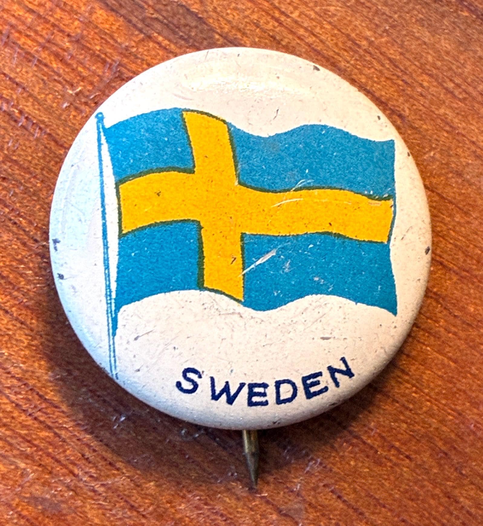 ＳＷスウェーデン軍＊１９３０年代＊国旗ピン（実物） Antique Vintage Sweden Flag - Etsy