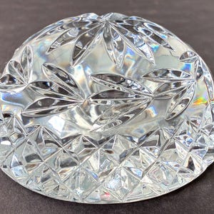 Galway Irish Lead Crystal Glass Paperweight