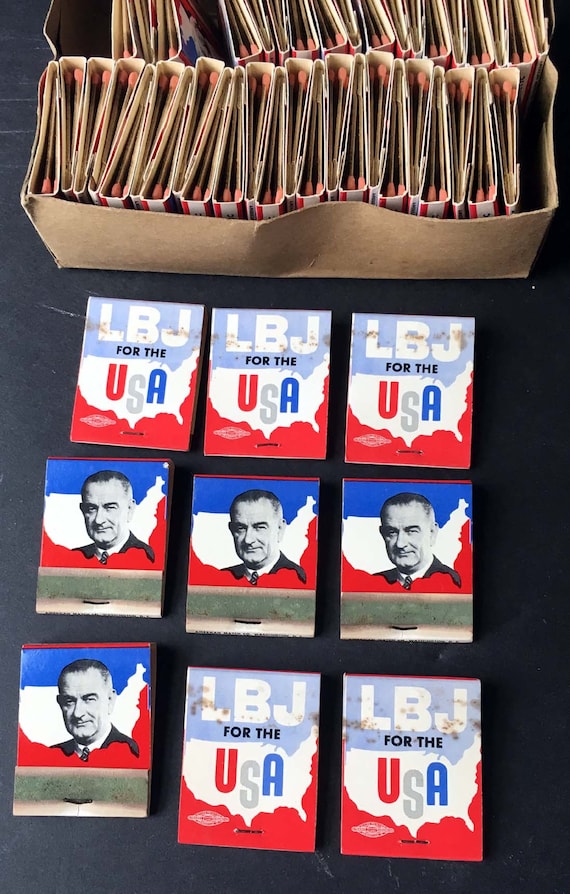 GORGEOUS 1964 OFFICIAL LYNDON JOHNSON PICTURE CAMPAIGN PINBACK