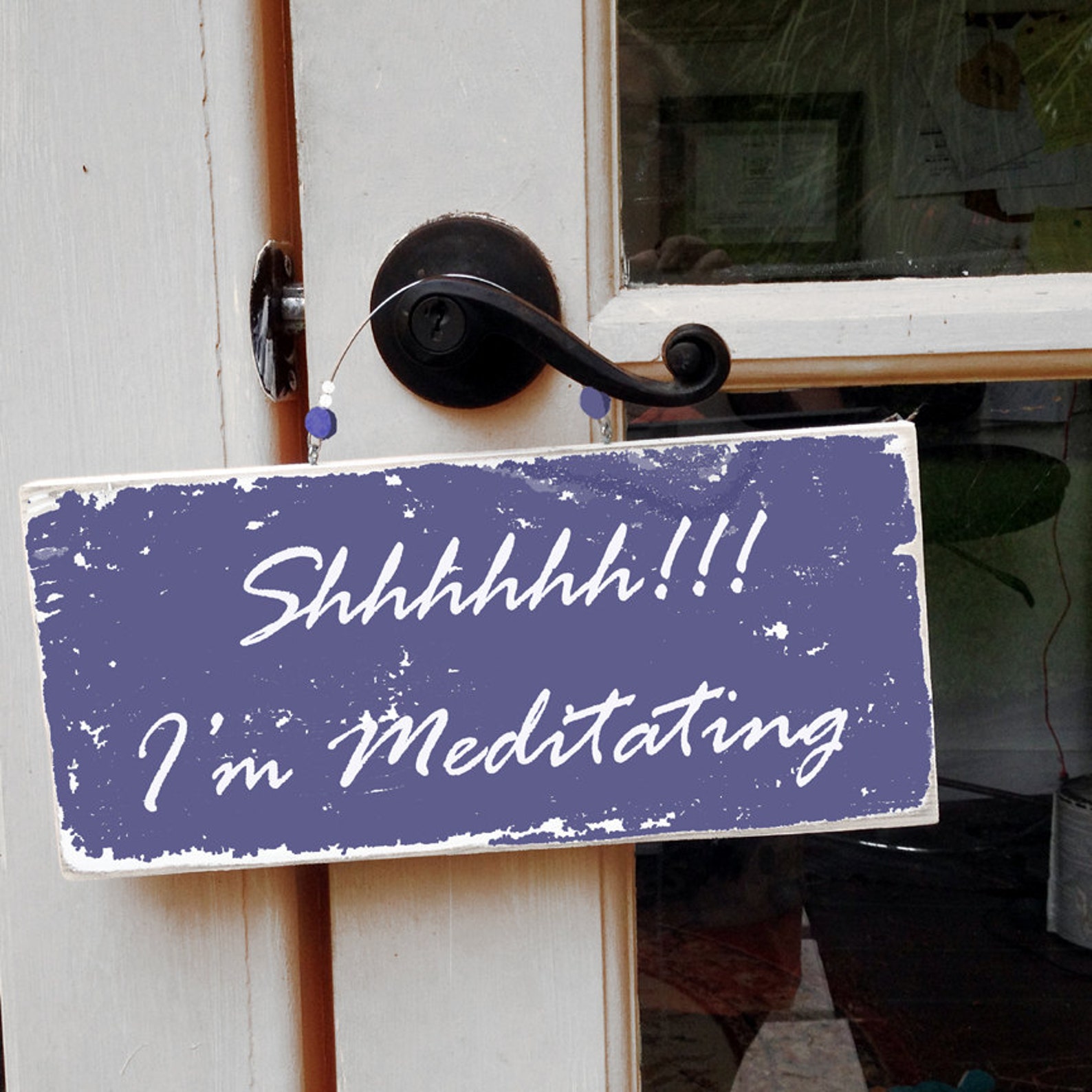 Meditation sign Shhhh...I'm meditating Sign | Etsy