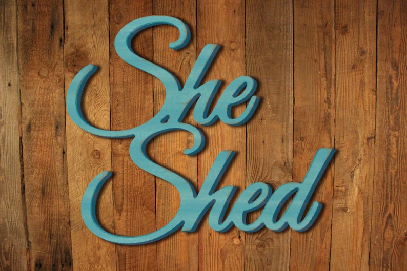 She shed sign she shed plaque sign for women shed | Etsy