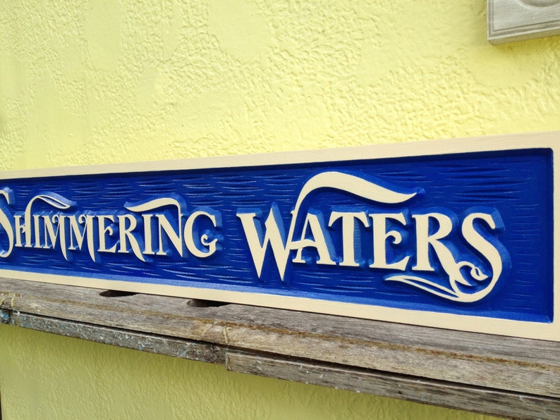 CUSTOM Carved Quarterboard House Signs Emboss Carved in Etsy