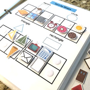 Shape Matching Game: Real World Shapes Preschool Printable