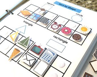 Shape Matching Game: Real World Shapes Preschool Printable