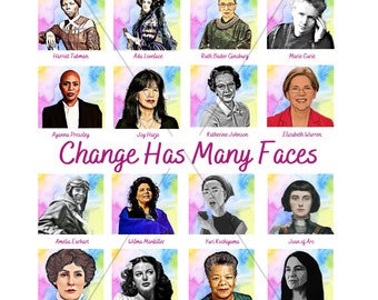 Inspirational Women in History Classroom Poster (PNG, PDF)