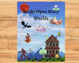 book poster, Reading poster, Unique reading school Poster, Homeschool posters, classroom posters, reading posters