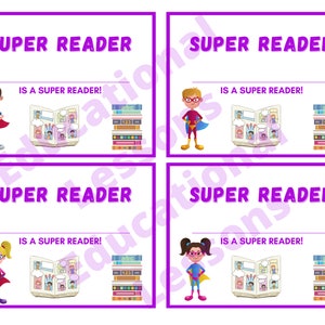 Super Reader Awards: Homeschool & Classroom Certificates (Digital Download)