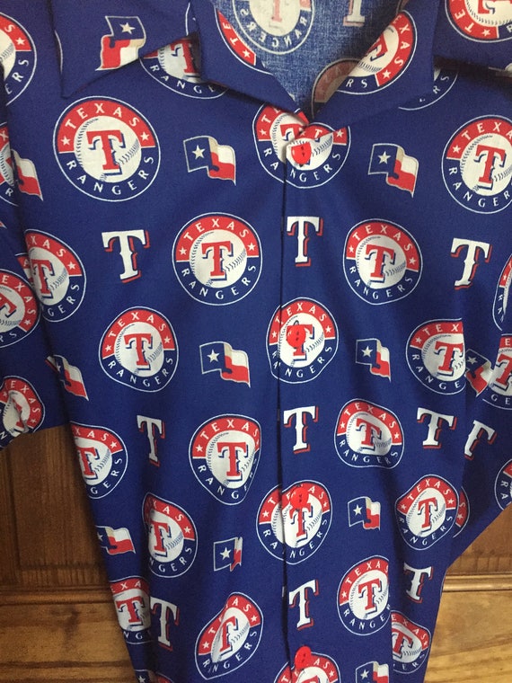 texas rangers hawaiian shirt