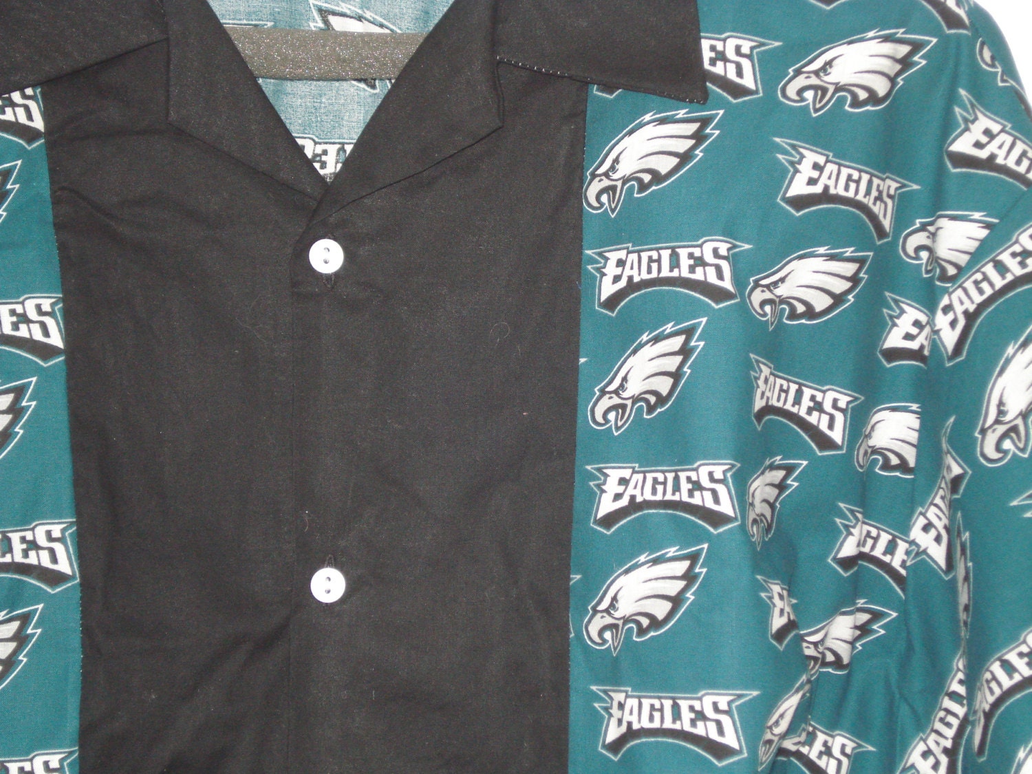 Philadelphia Eagles retro Bowling Shirt Etsy