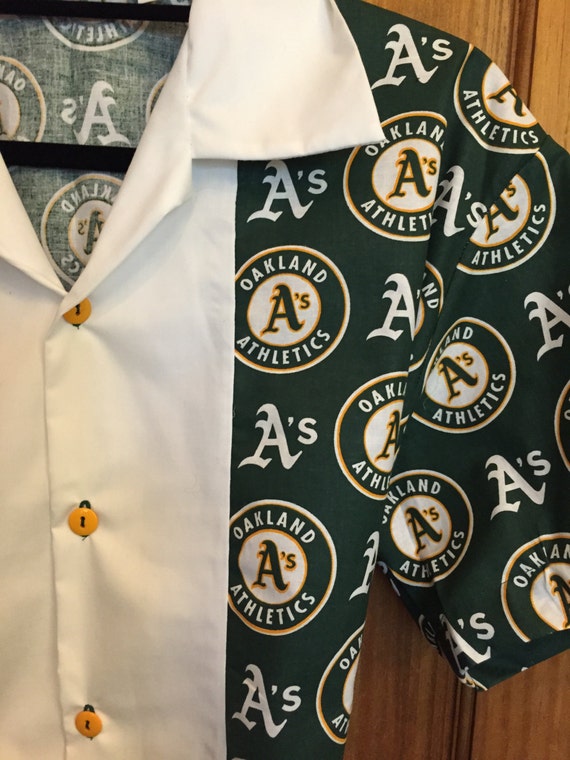 Oakland Athletics retro Bowling Shirt 