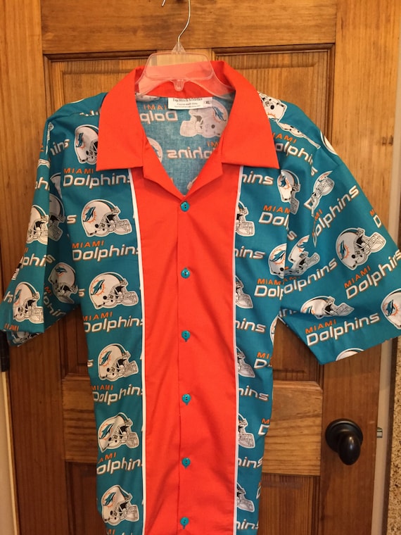 miami dolphins hawaiian shirt