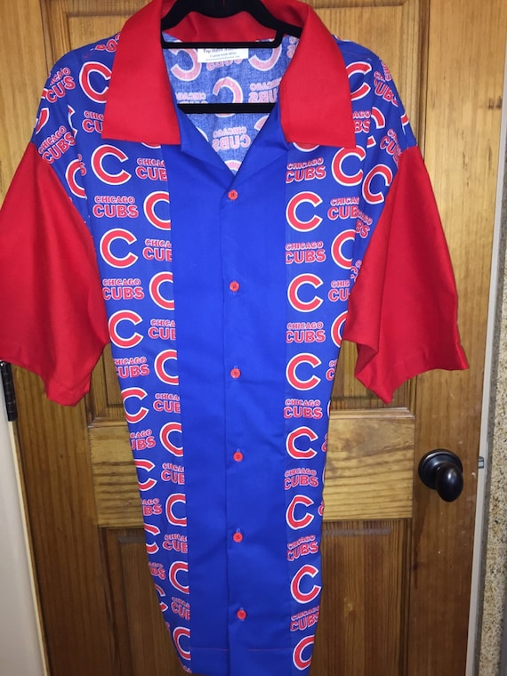 Chicago Cubs retro Bowling Shirt