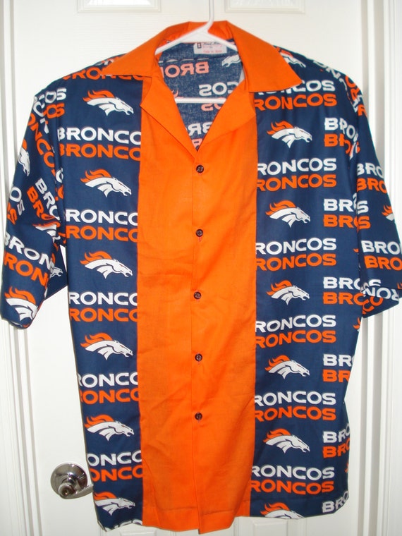Denver Broncos retro Bowling Shirt 