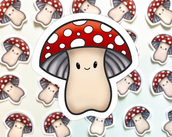 Shroomy - Mushroom - vinyl sticker - kawii
