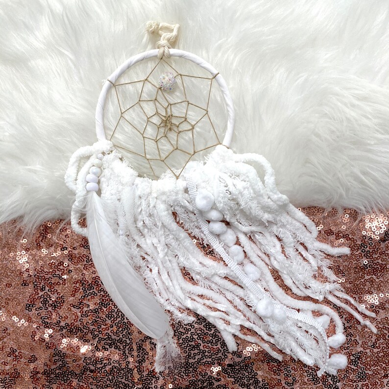 DIY Dream Catcher Kit for Kids and Adults All White Do it Etsy