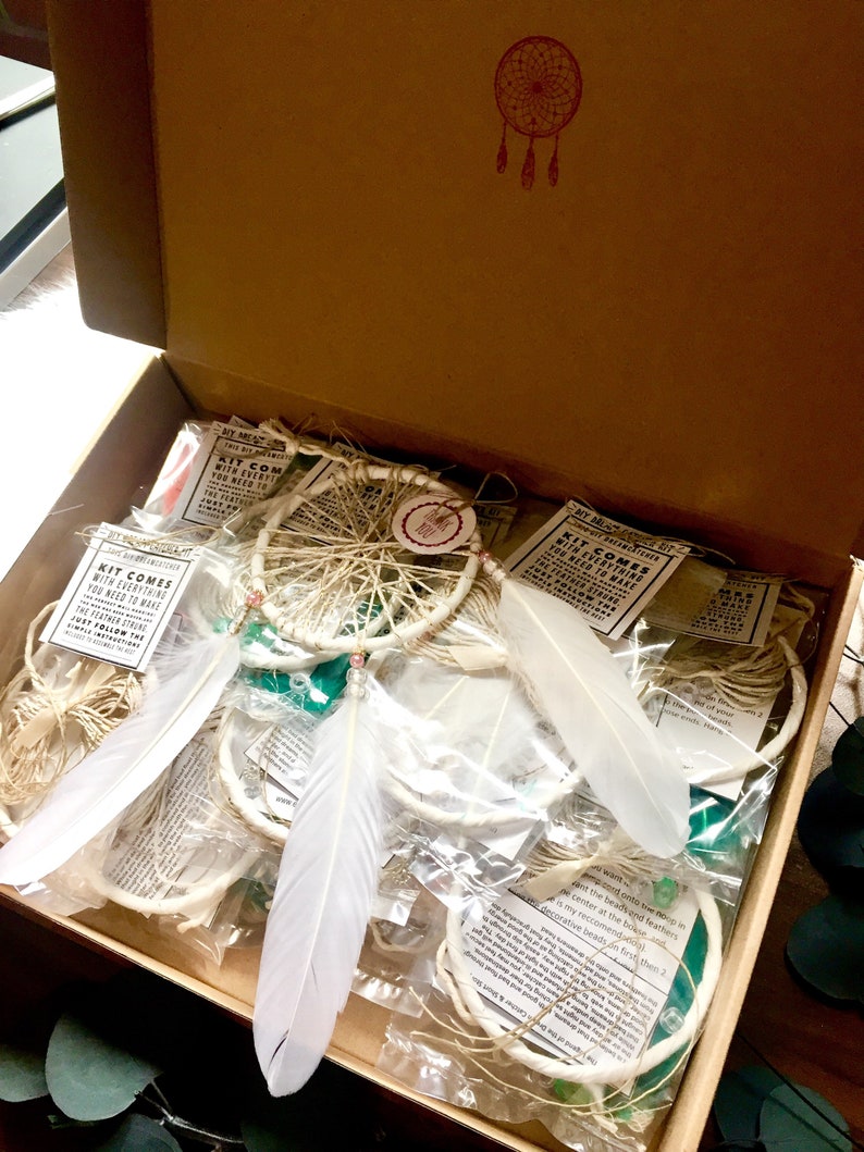 DIY Dream Catcher Kit Do It Yourself Dream Catcher Kits Boho Etsy